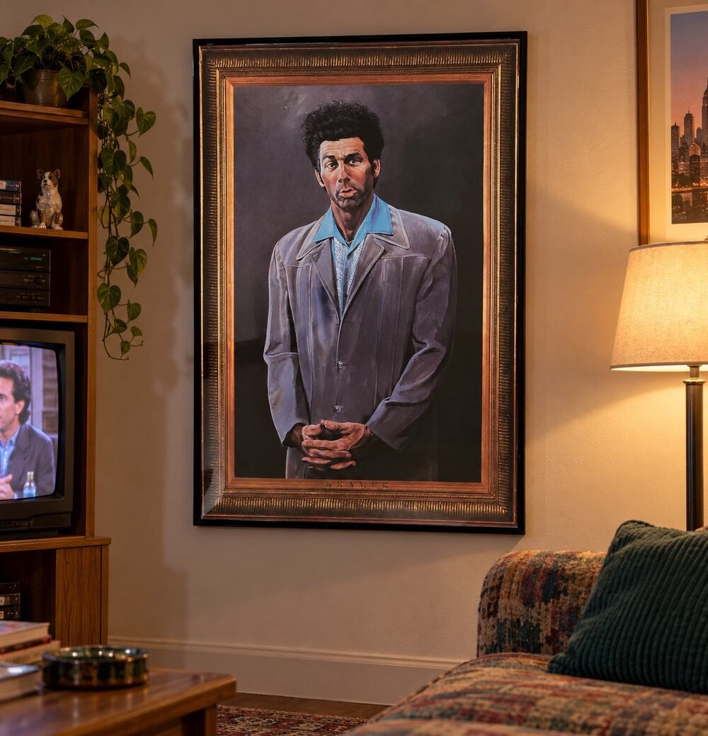 Seinfeld Kramer Portrait Pyramid America Framed Poster 24x36 Licensed Wall Art